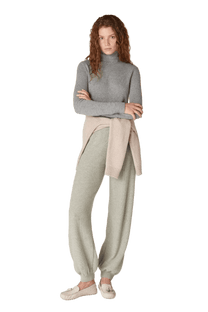 <tc>Loro Piana</tc> بلوزة باركسفيل النسائية ذات الياقة المدورة