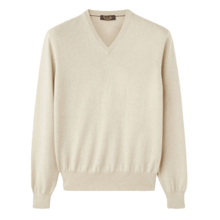 <tc>Loro Piana</tc> เสื้อคอวีคลาสสิกสำหรับผู้ชาย