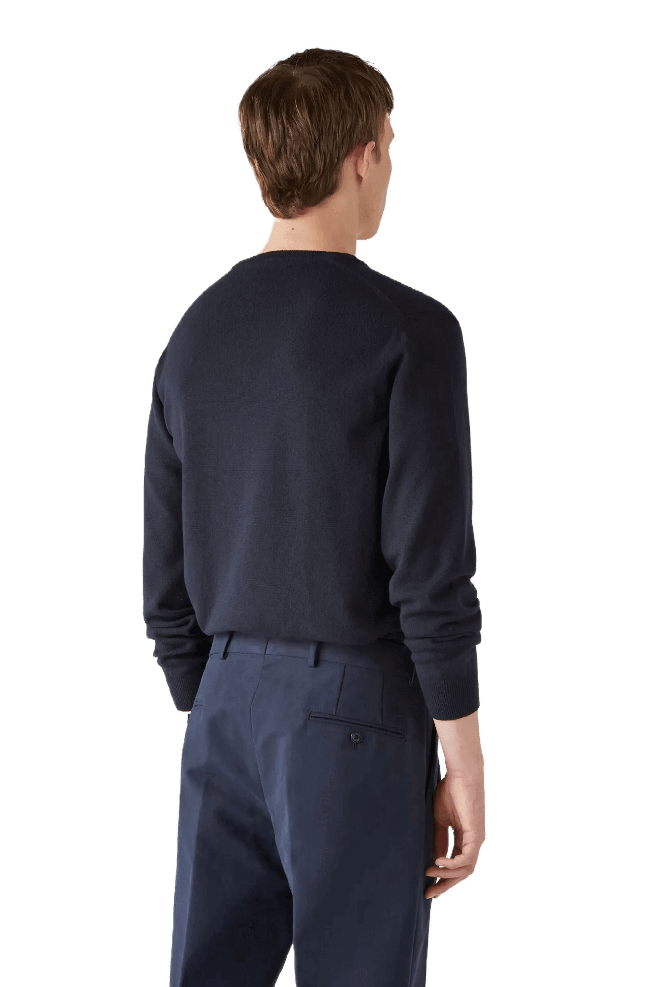 <tc>Loro Piana</tc> เสื้อคอวีคลาสสิกสำหรับผู้ชาย