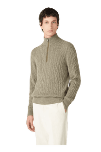 <tc>Loro Piana</tc> เสื้อจัมเปอร์เทรคเซียสำหรับผู้ชาย