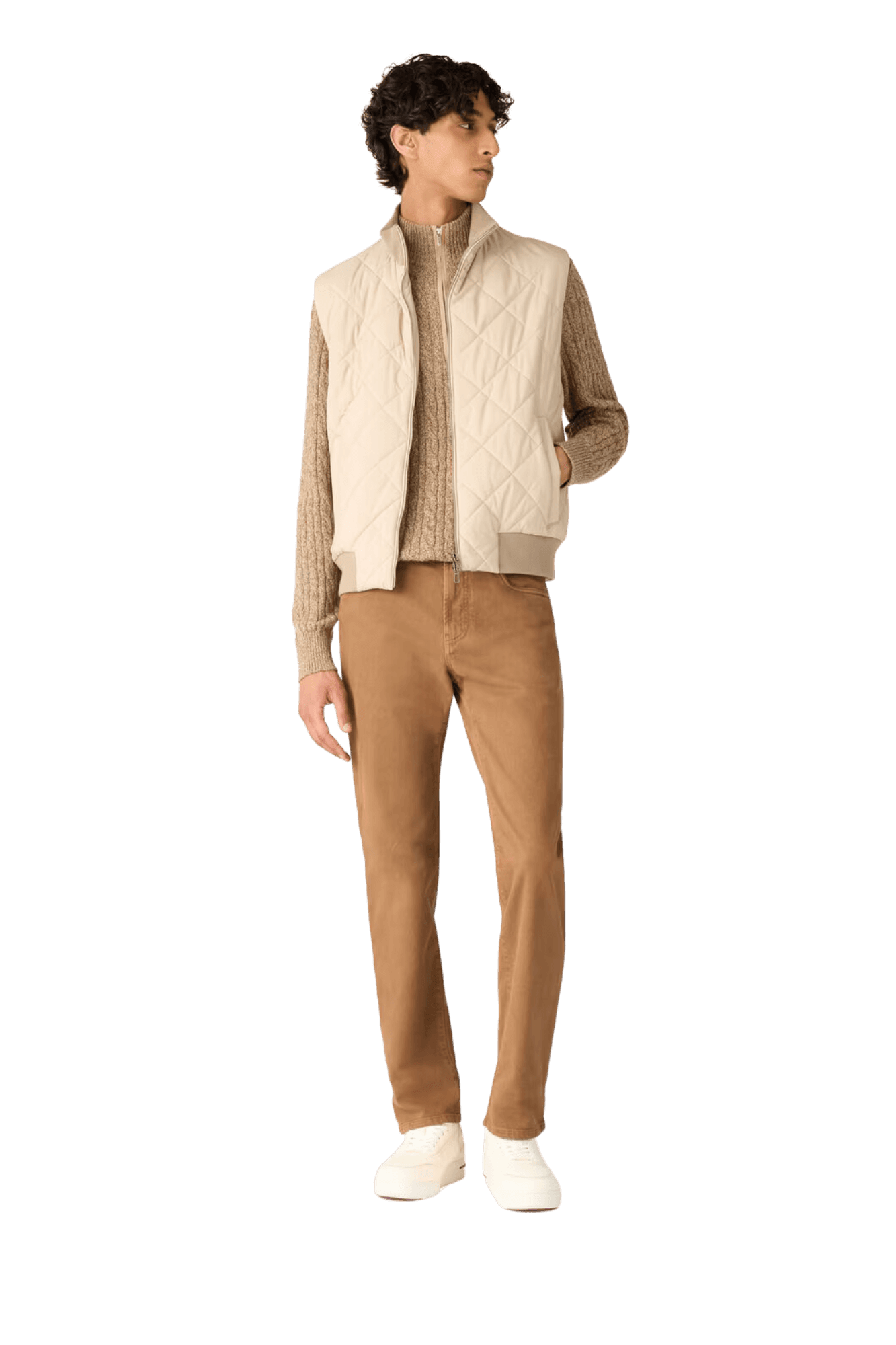 <tc>Loro Piana</tc> เสื้อจัมเปอร์เทรคเซียสำหรับผู้ชาย