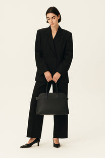 <tc>The Row</tc> Soft Margaux 12 皮革手袋