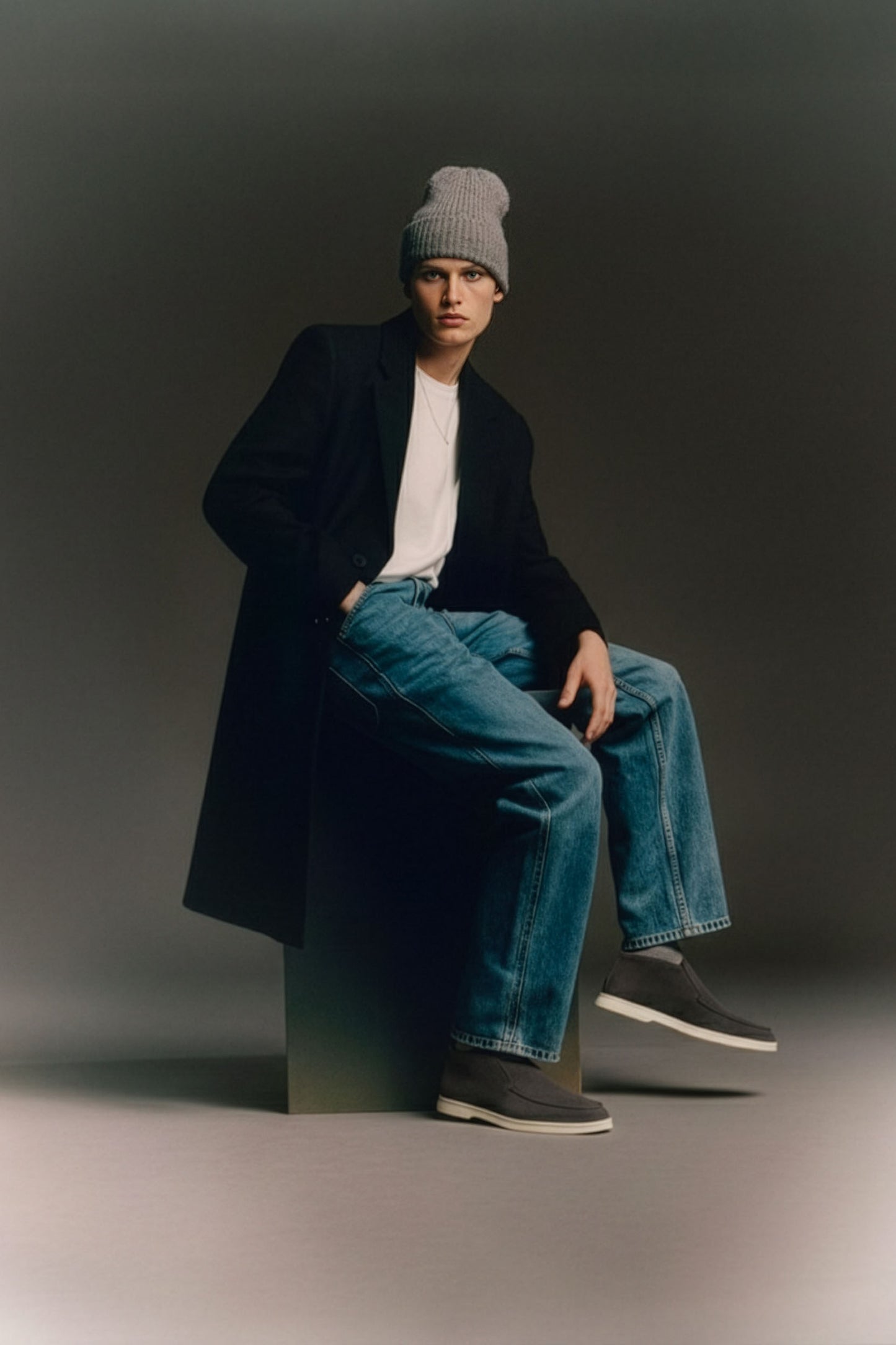 <tc>Loro Piana</tc> メンズ オープンウォーク チャッカブーツ