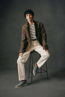 <tc>Loro Piana</tc> メンズ オープンウォーク チャッカブーツ