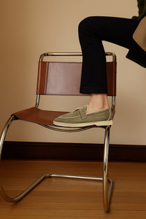 <tc>Loro Piana</tc> 女士夏季 Charms Walk 樂福鞋（絨面革）