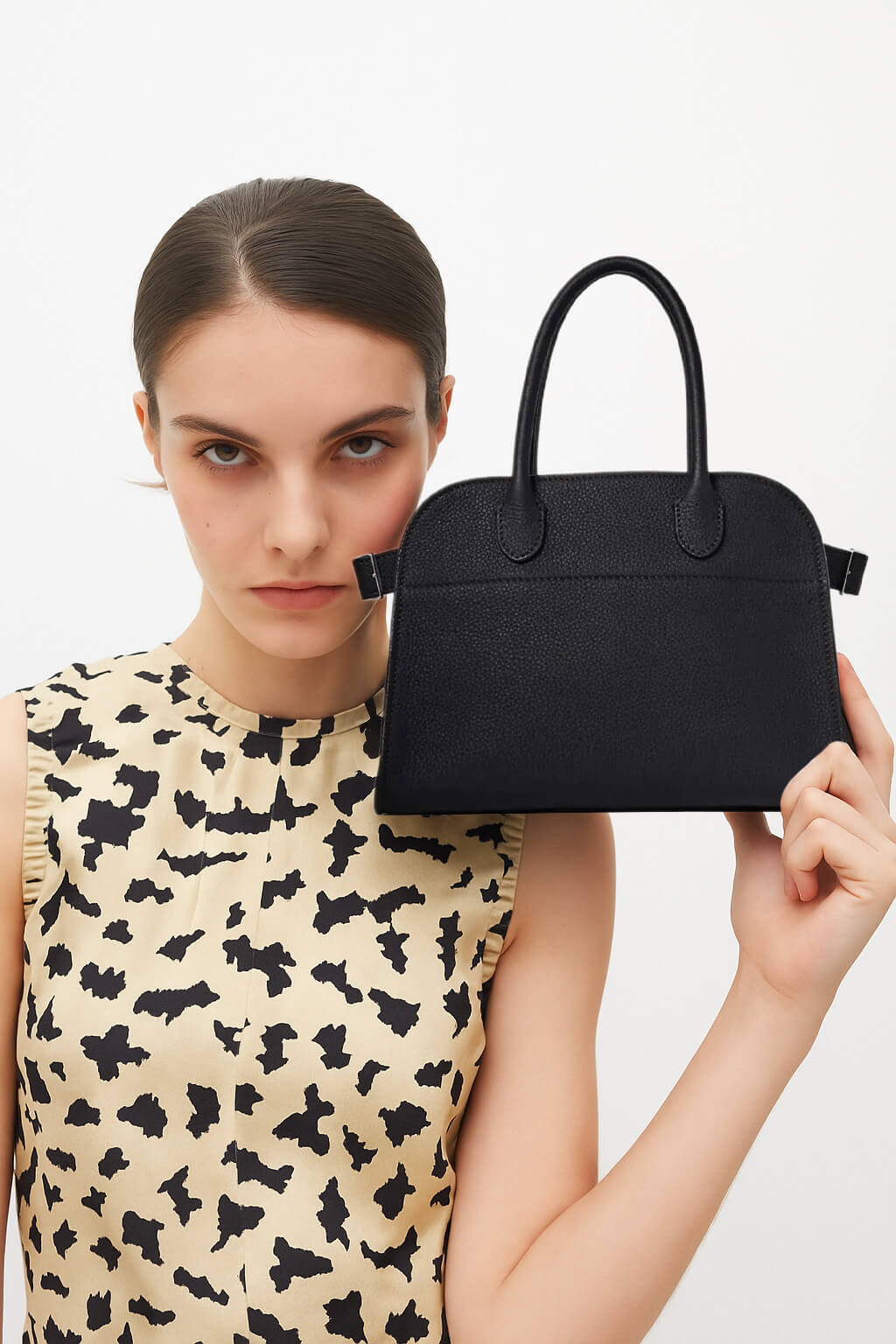 <tc>The Row</tc> Soft Margaux 10 皮革手袋