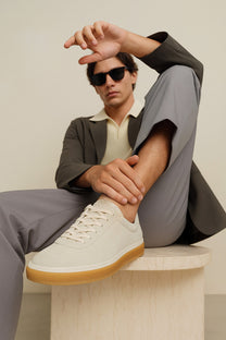 Loro Piana Men’s Tennis Walk Sneakers (Suede Calf Split)