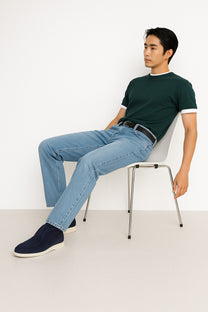 <tc>Loro Piana</tc> メンズ オープンウォーク チャッカブーツ