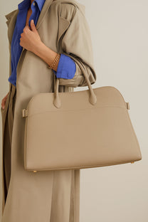 <tc>The Row</tc> Margaux 17 柔軟皮革包