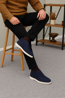 <tc>Loro Piana</tc> メンズ オープンウォーク チャッカブーツ