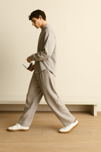 <tc>Loro Piana</tc> 男士網球運動鞋（鹿皮）