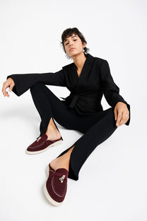 <tc>Loro Piana</tc> Charms Walk Babouche 女士樂福鞋