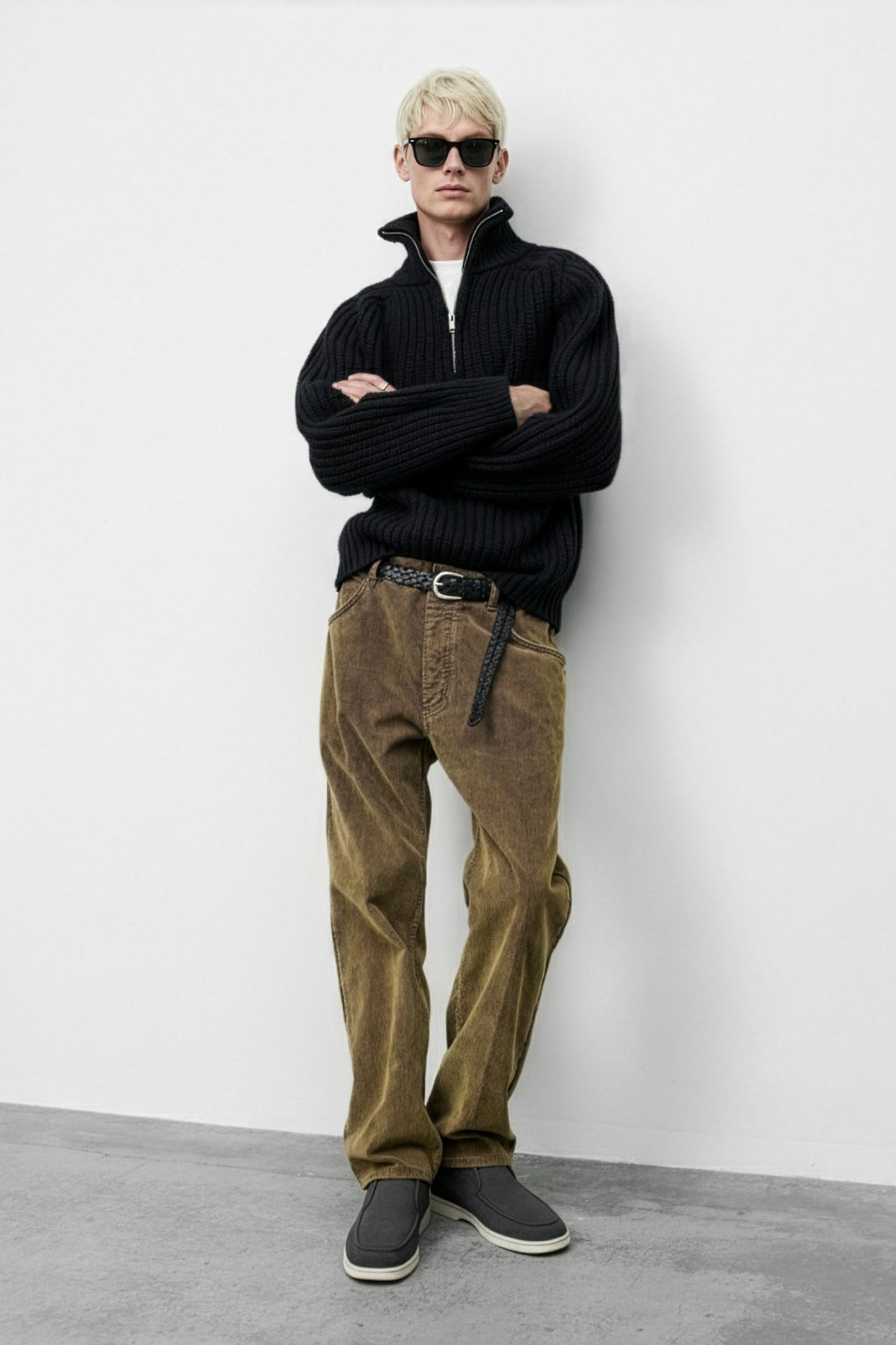 <tc>Loro Piana</tc> メンズ オープンウォーク チャッカブーツ