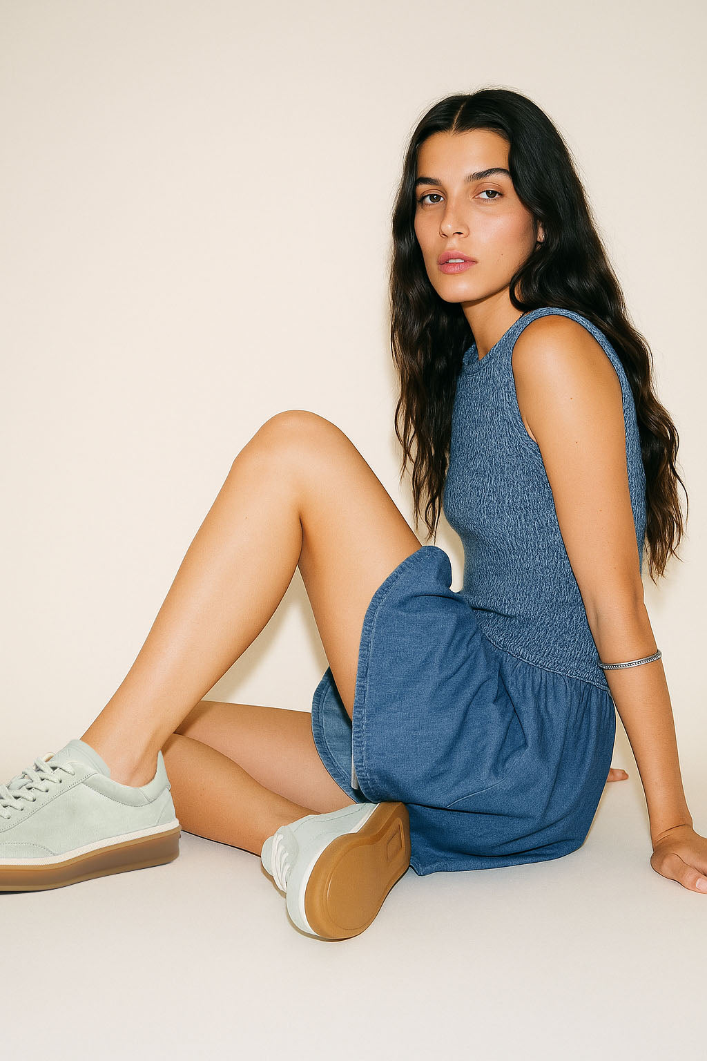 <tc>Loro Piana</tc> 女款 Tennis Walk 運動鞋（絨面小牛皮）