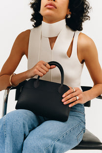 <tc>The Row</tc> Soft Margaux 10 皮革手袋