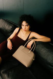 <tc>The Row</tc> Soft Margaux 12 皮革手袋