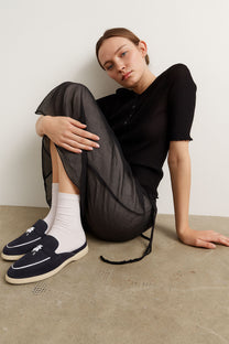 <tc>Loro Piana</tc> Charms Walk Babouche 女士樂福鞋