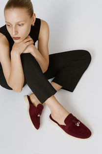 <tc>Loro Piana</tc> Charms Walk Babouche 女士樂福鞋