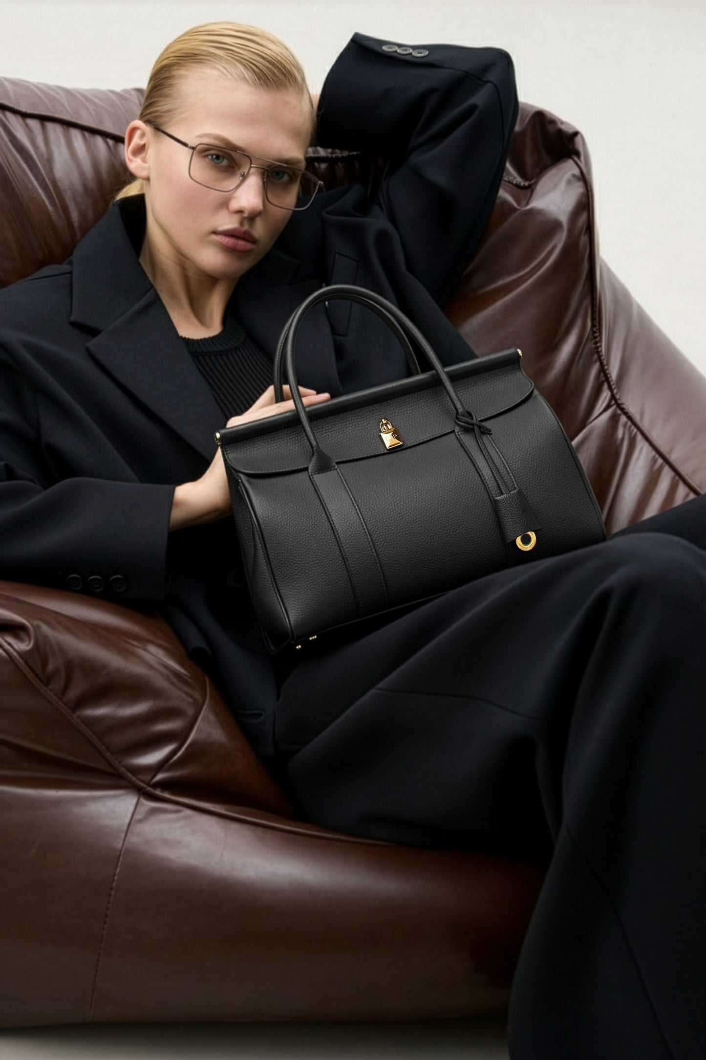 Loro Piana Women's Loom bag L32 (Grained Calfskin)