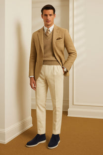 <tc>Loro Piana</tc> メンズ オープンウォーク チャッカブーツ