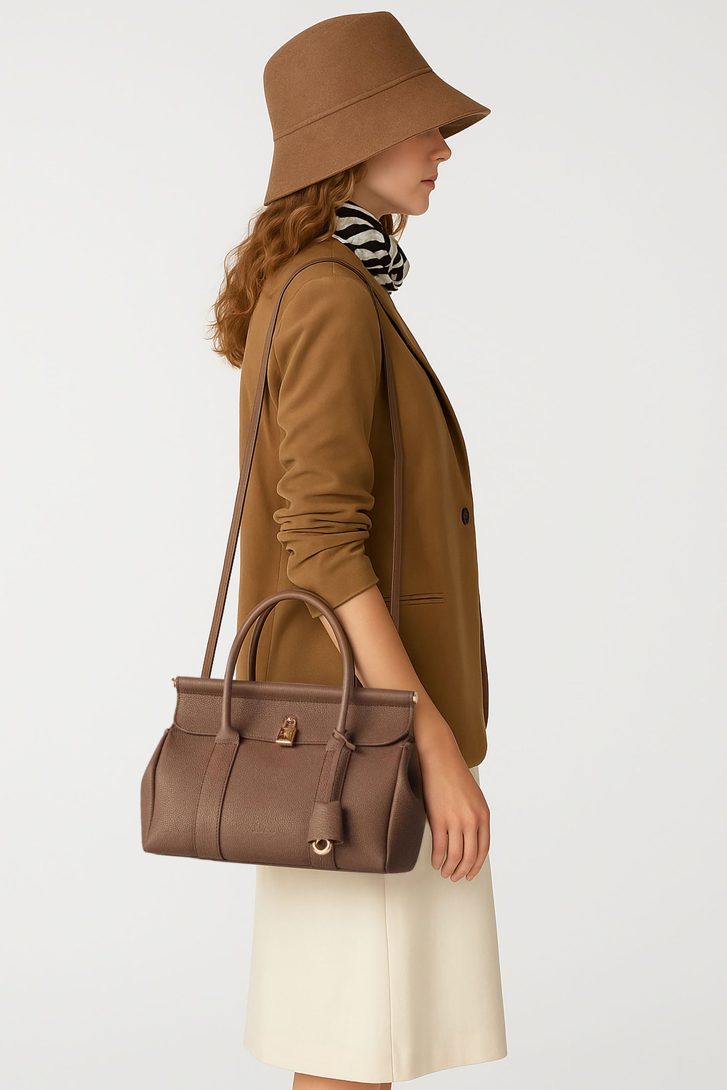 Loro Piana Women's Loom bag L25 (Grained Calfskin)