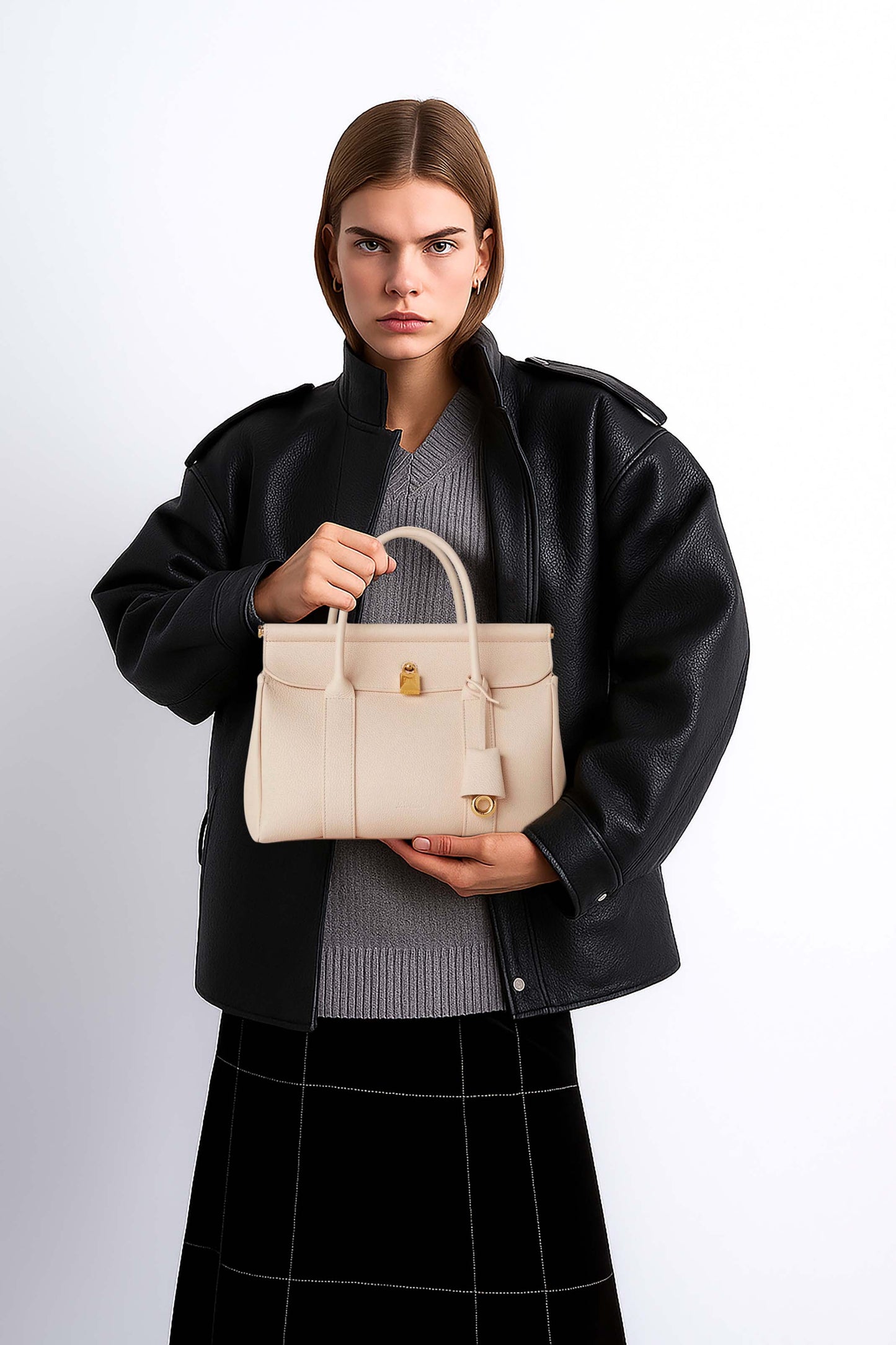 Loro Piana Women's Loom bag L25 (Grained Calfskin)