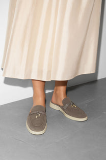 <tc>Loro Piana</tc> Charms Walk Babouche 女士樂福鞋