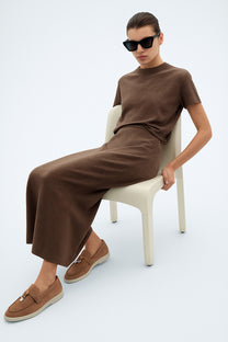 <tc>Loro Piana</tc> 女士夏季 Charms Walk 樂福鞋（絨面革）