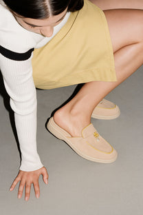 <tc>Loro Piana</tc> Charms Walk Babouche 女士樂福鞋