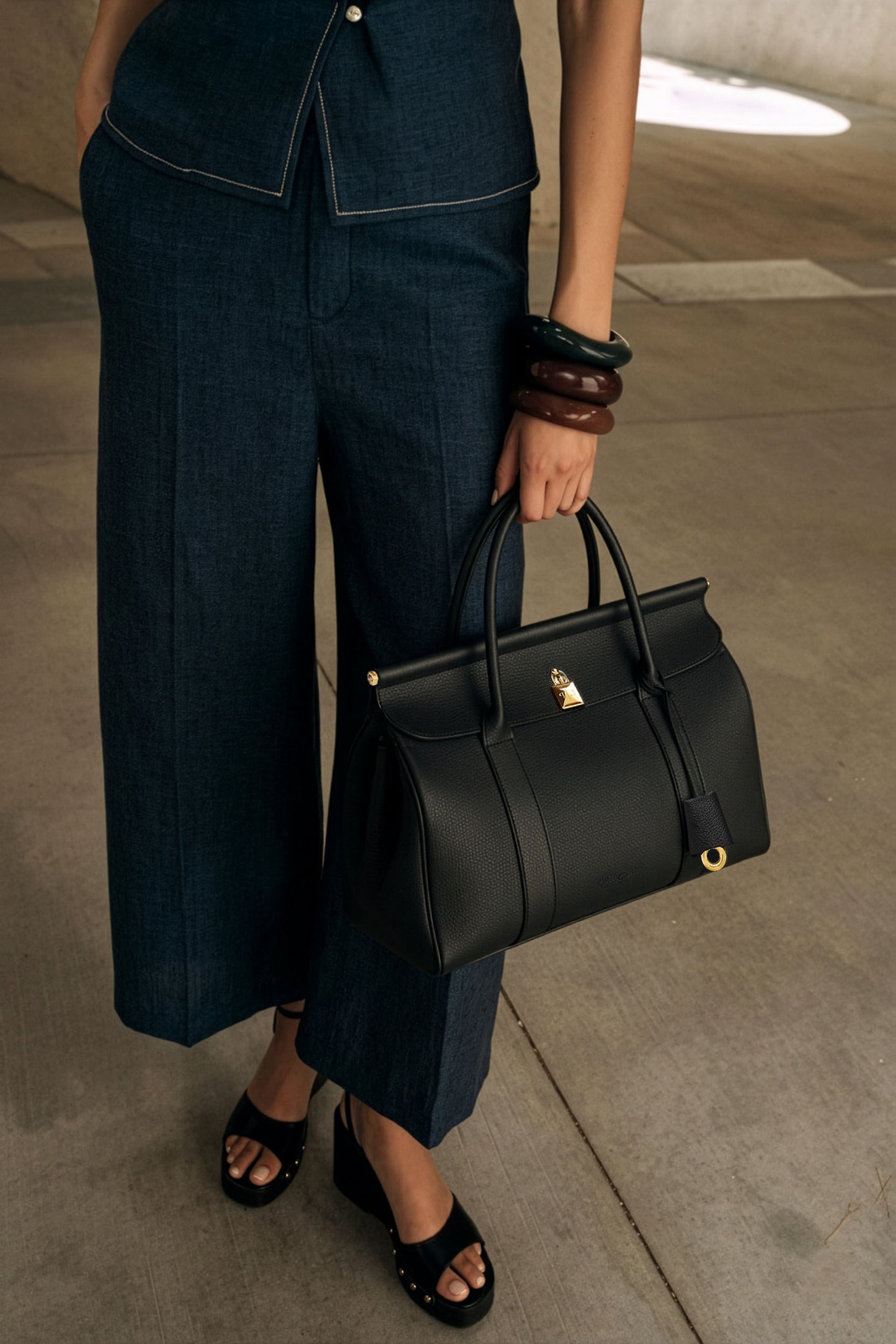 Loro Piana Women's Loom bag L32 (Grained Calfskin)