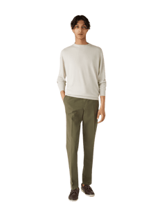 <tc>Loro Piana</tc> เสื้อคอกลม Superlight สำหรับผู้ชาย