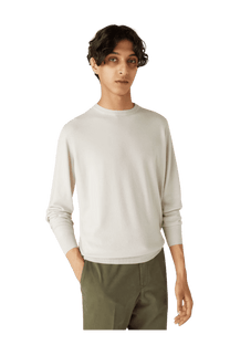 <tc>Loro Piana</tc> เสื้อคอกลม Superlight สำหรับผู้ชาย
