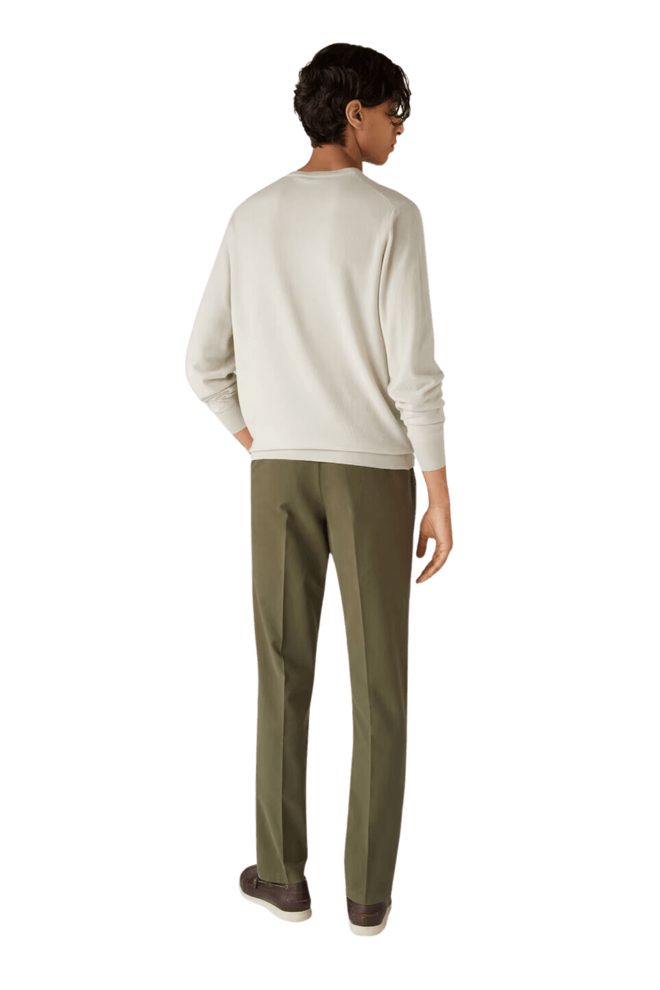 <tc>Loro Piana</tc> เสื้อคอกลม Superlight สำหรับผู้ชาย