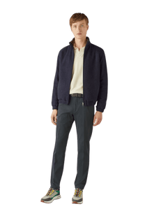 <tc>Loro Piana</tc> Suéter bomber para hombre