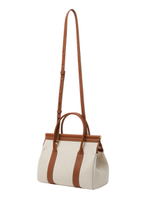 Loro Piana Women's Loom bag L25 (Cotton, Calfskin)