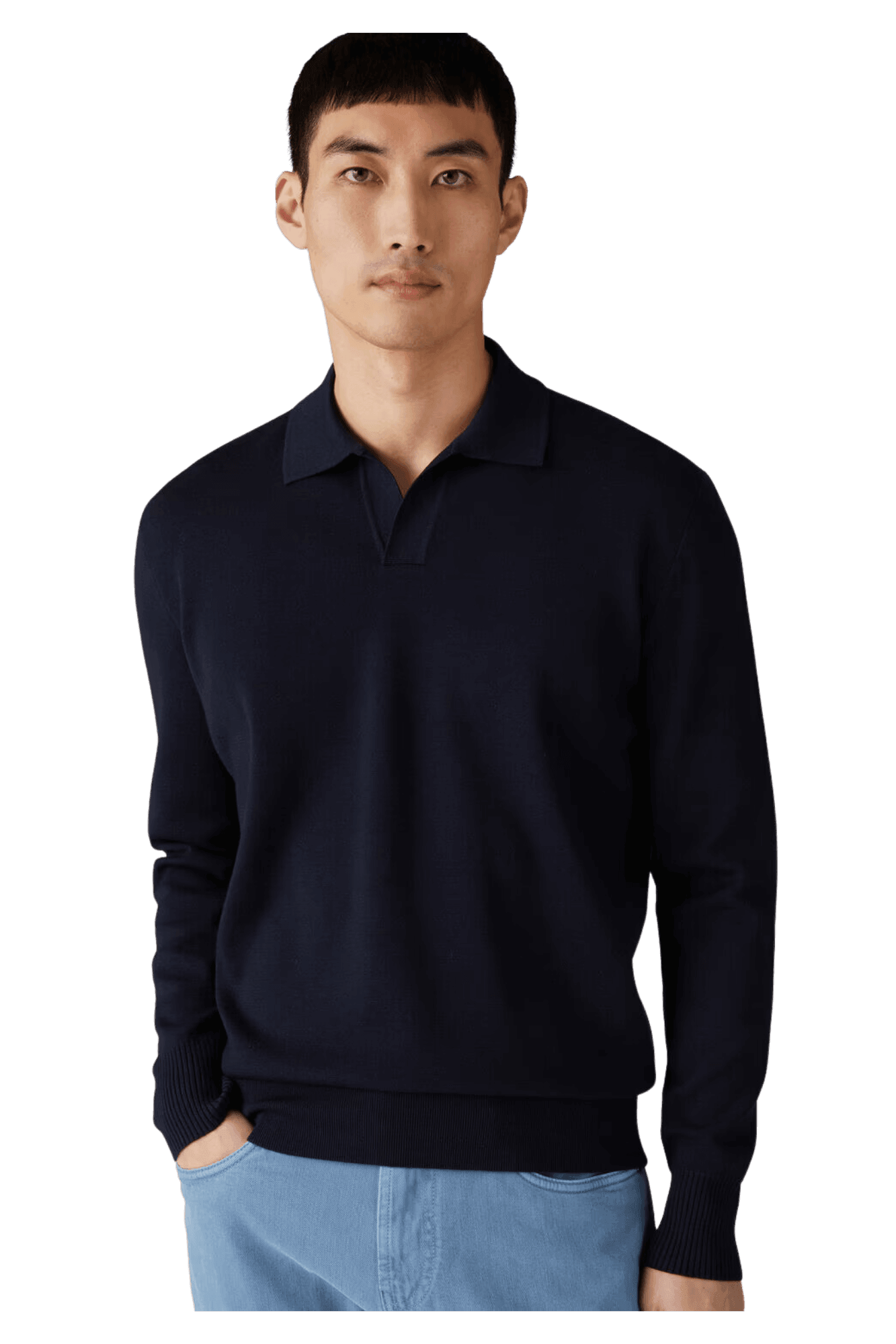 <tc>Loro Piana</tc> 男士無扣 Polo 衫