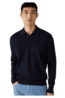 <tc>Loro Piana</tc> 男士無扣 Polo 衫