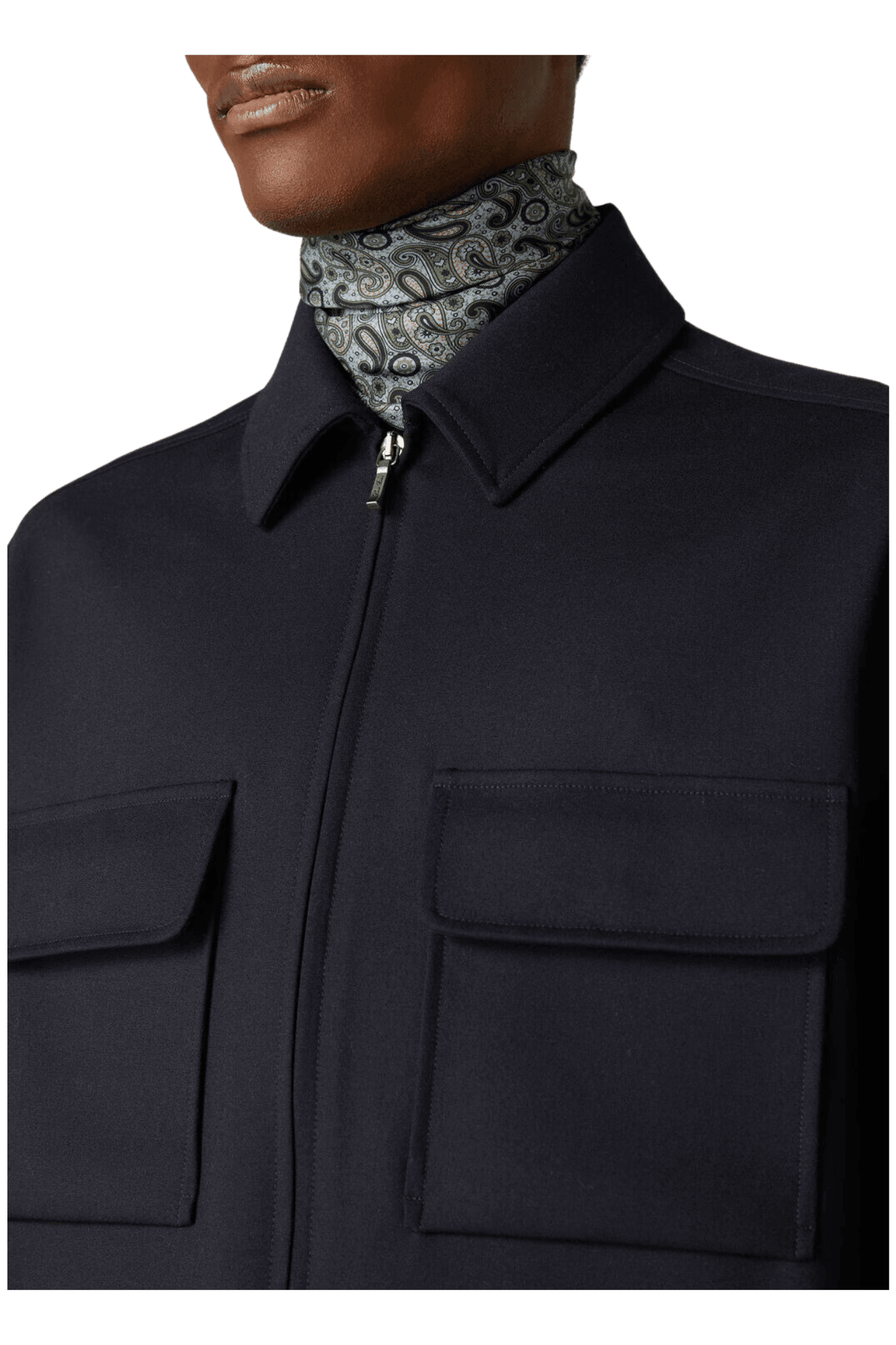 <tc>Loro Piana</tc> เสื้อเชิ้ตผู้ชายลายสวดมนต์