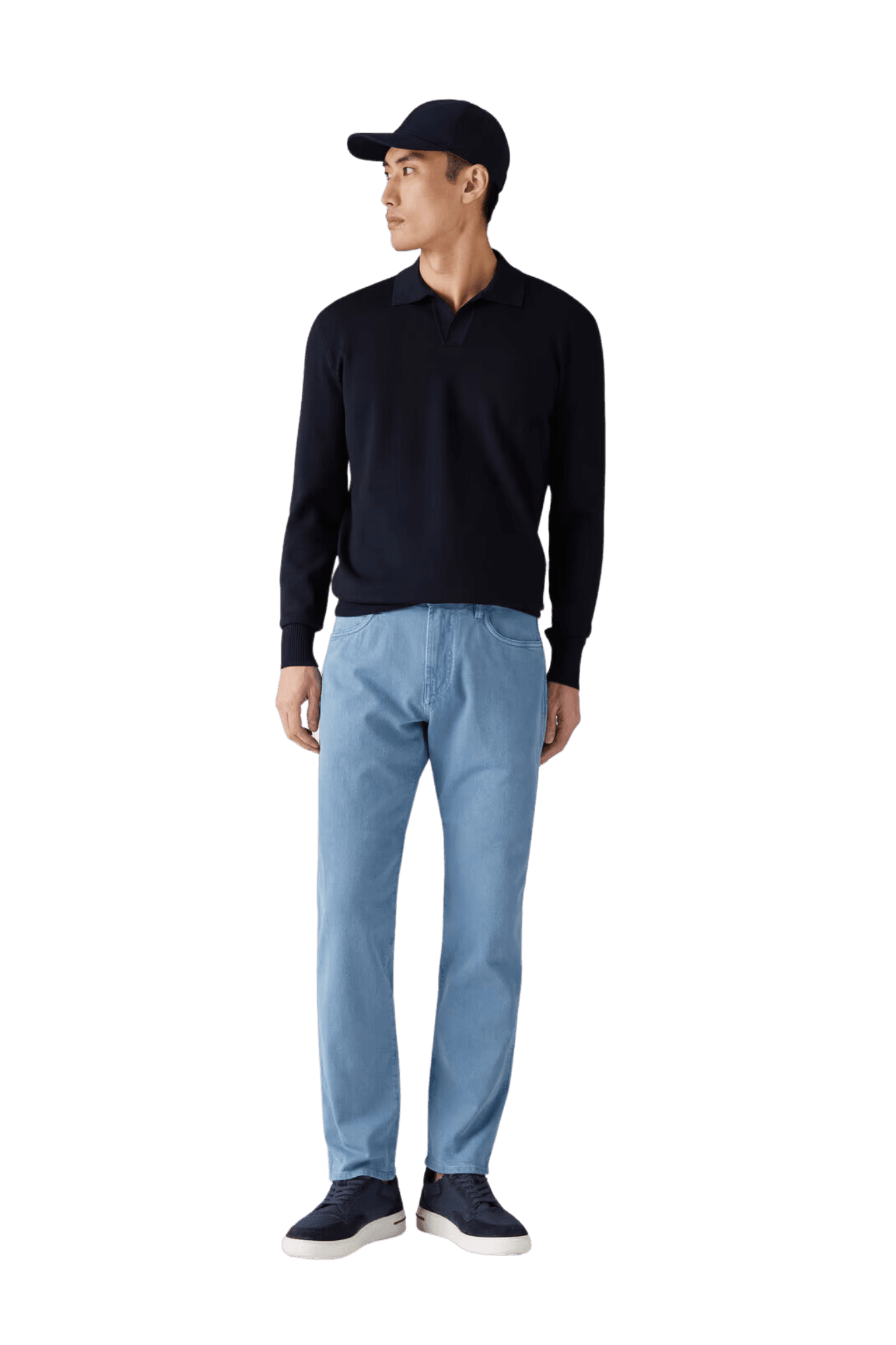 <tc>Loro Piana</tc> 男士無扣 Polo 衫