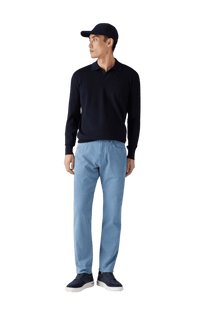<tc>Loro Piana</tc> 男士無扣 Polo 衫