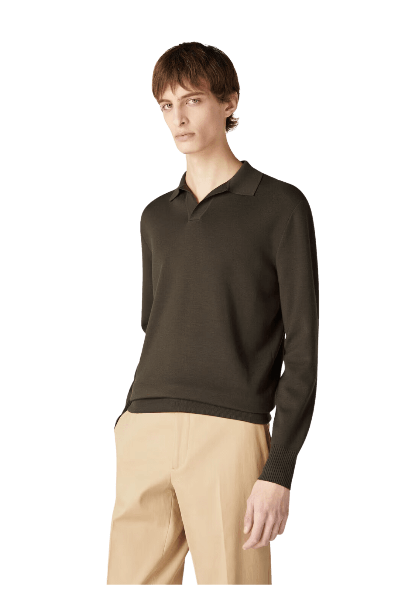 <tc>Loro Piana</tc> 男士無扣 Polo 衫