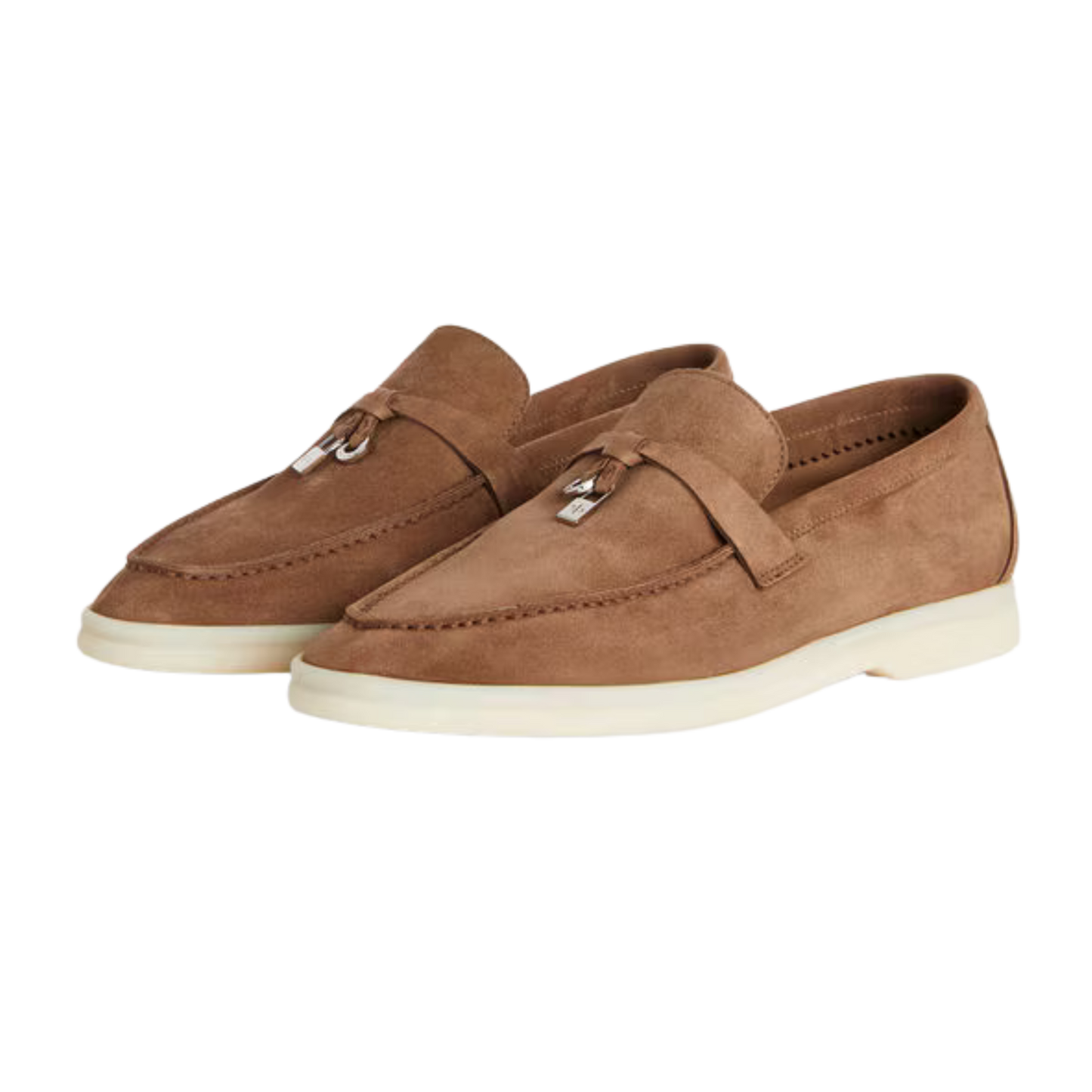 <tc>Loro Piana</tc> 女士夏季 Charms Walk 樂福鞋（絨面革）