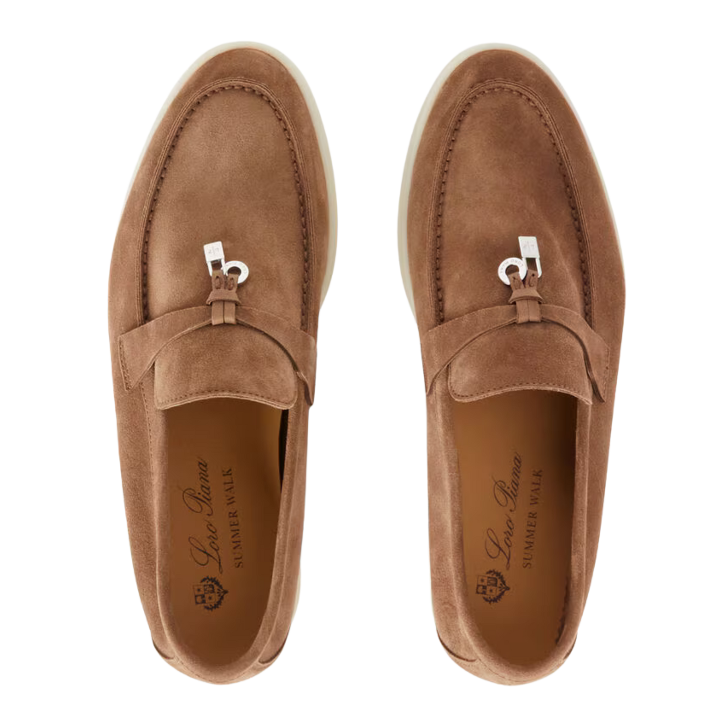 <tc>Loro Piana</tc> 女士夏季 Charms Walk 樂福鞋（絨面革）