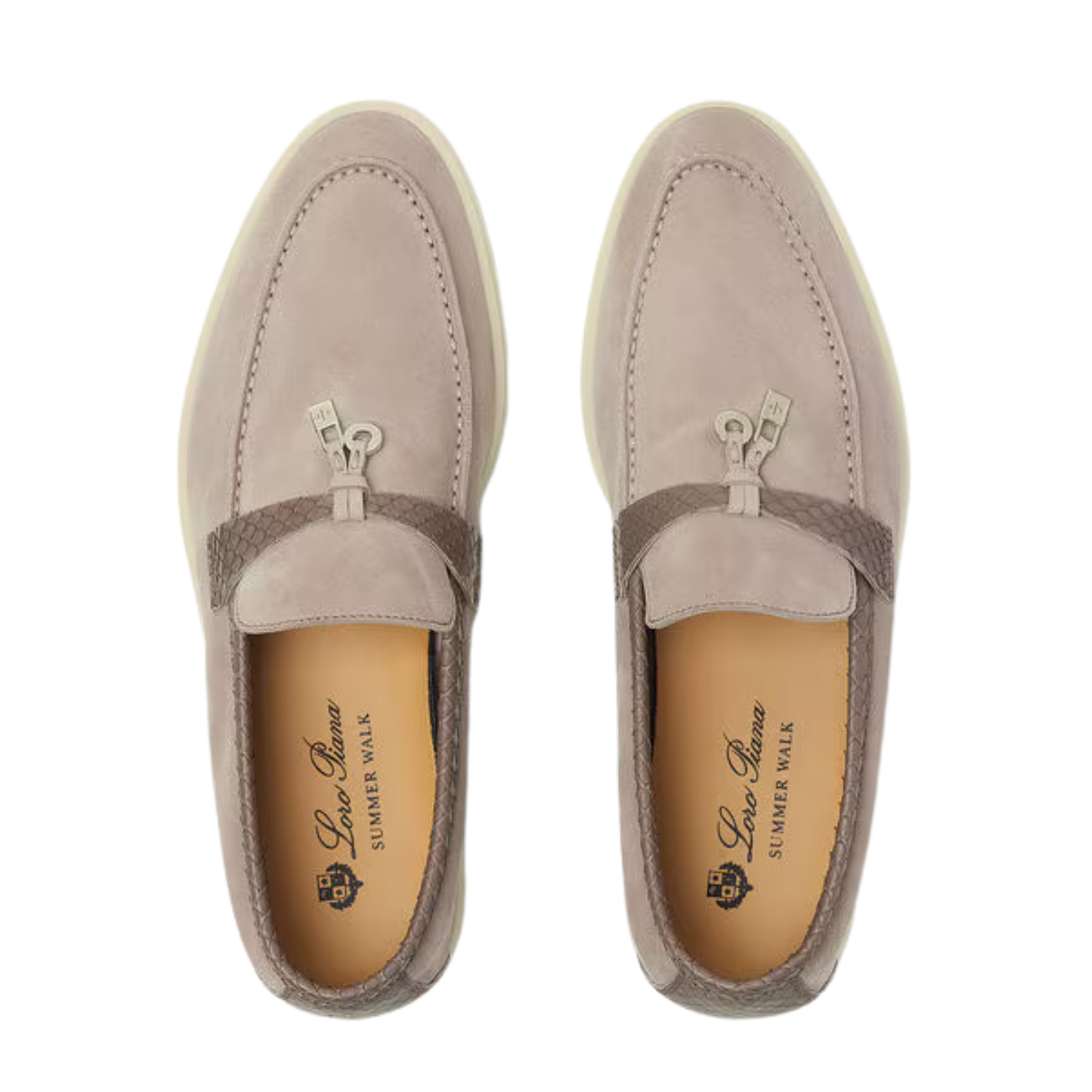 <tc>Loro Piana</tc> 女士夏季 Charms Walk 樂福鞋（絨面革）