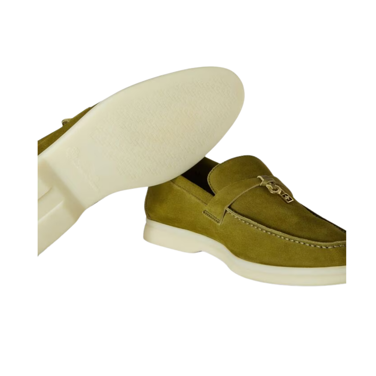 <tc>Loro Piana</tc> 女士夏季 Charms Walk 樂福鞋（絨面革）