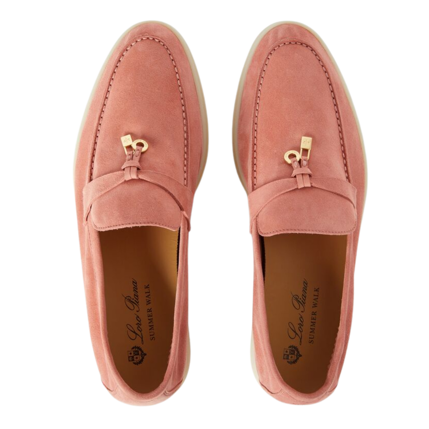 <tc>Loro Piana</tc> 女士夏季 Charms Walk 樂福鞋（絨面革）