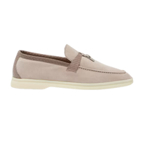 <tc>Loro Piana</tc> 女士夏季 Charms Walk 樂福鞋（絨面革）