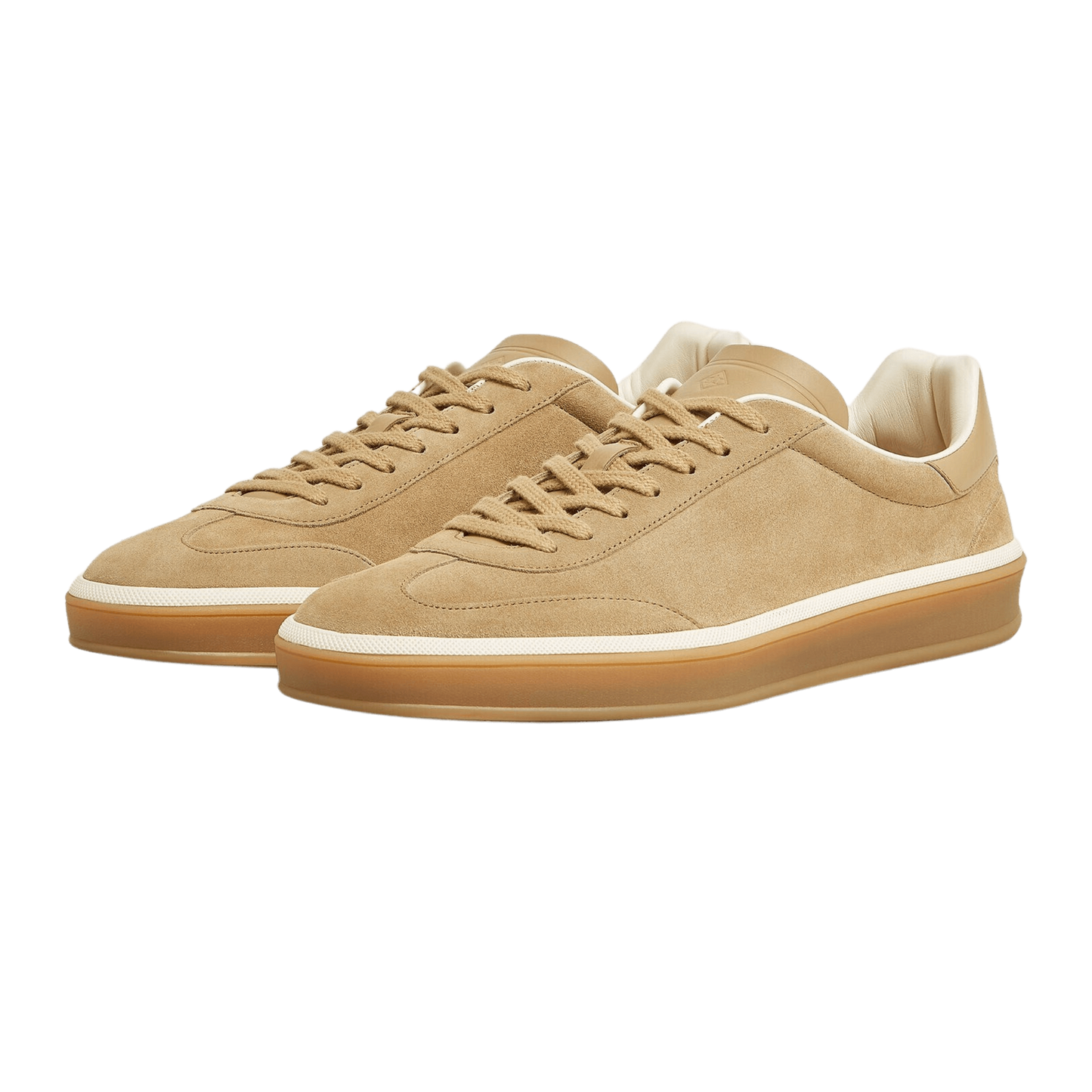Loro Piana Men’s Tennis Walk Sneakers (Suede Calf Split)