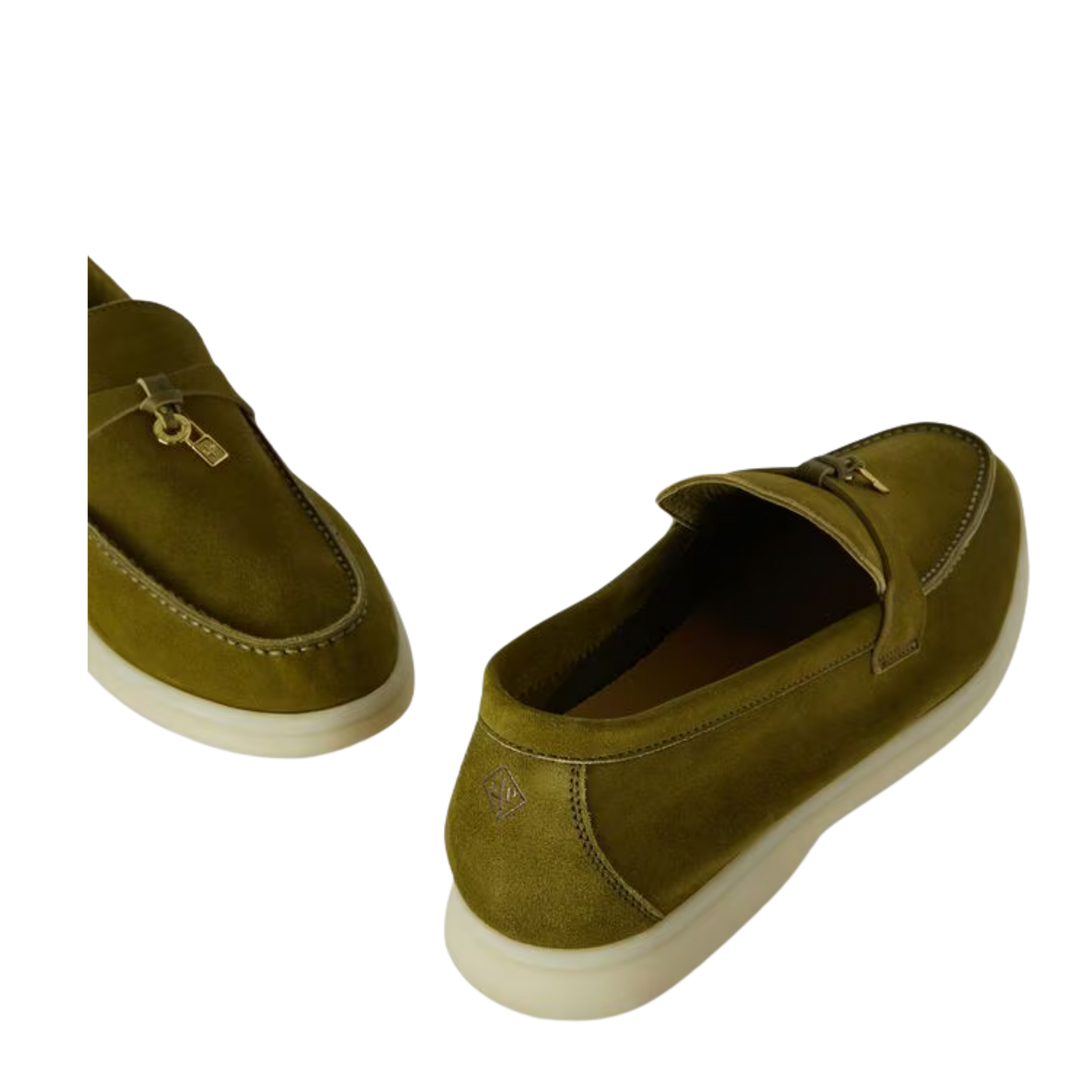 <tc>Loro Piana</tc> 女士夏季 Charms Walk 樂福鞋（絨面革）