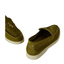 <tc>Loro Piana</tc> 女士夏季 Charms Walk 樂福鞋（絨面革）